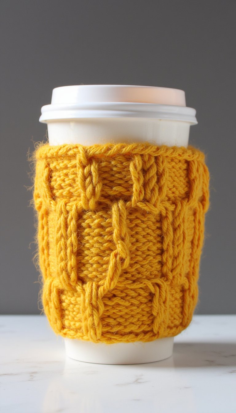 23. Beehive Thermal Coffee Cozy