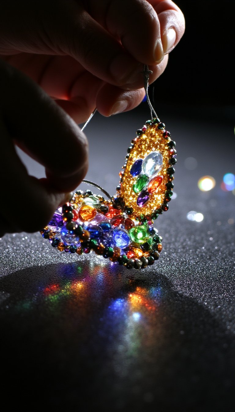 5. Beaded Suncatcher Butterflies