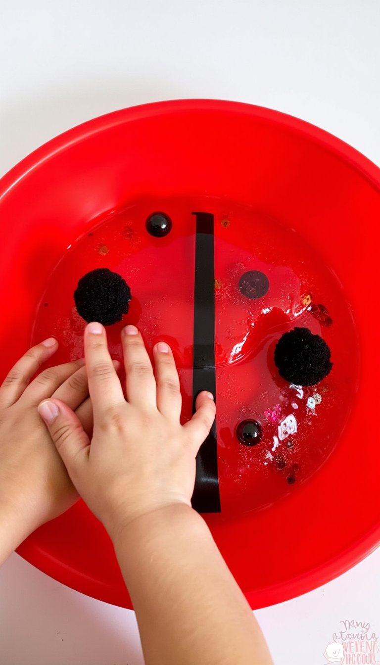 15. Ladybug Sensory Bag