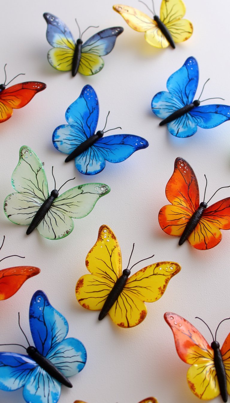 16. Upcycled Plastic Bottle Butterflies