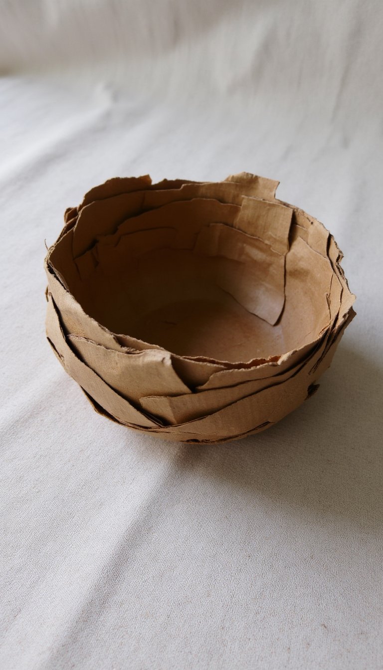17. Paper Mache Bird's Nest Bowls