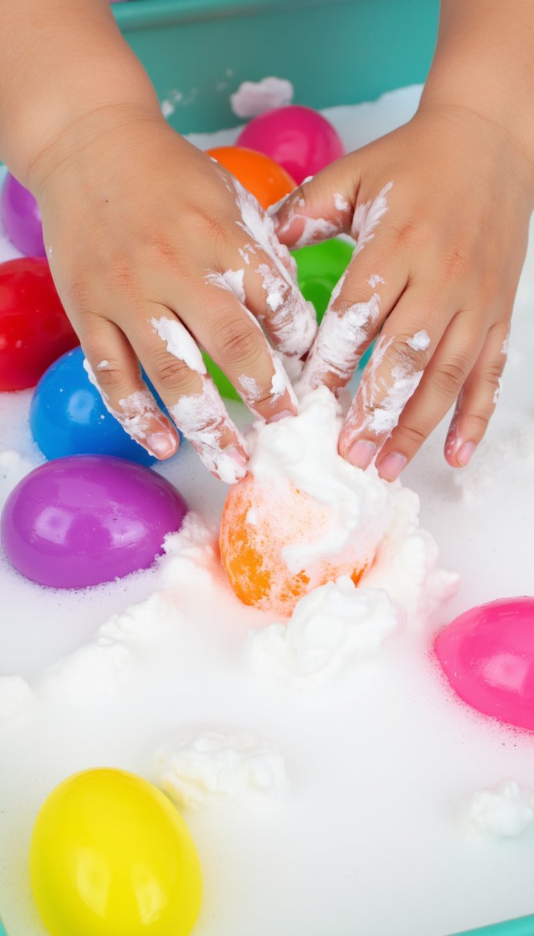 26. “Car Wash” for Plastic Eggs