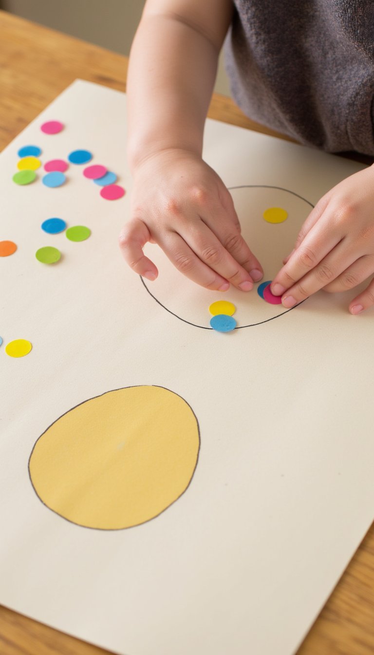 4. Sticker Easter Eggs