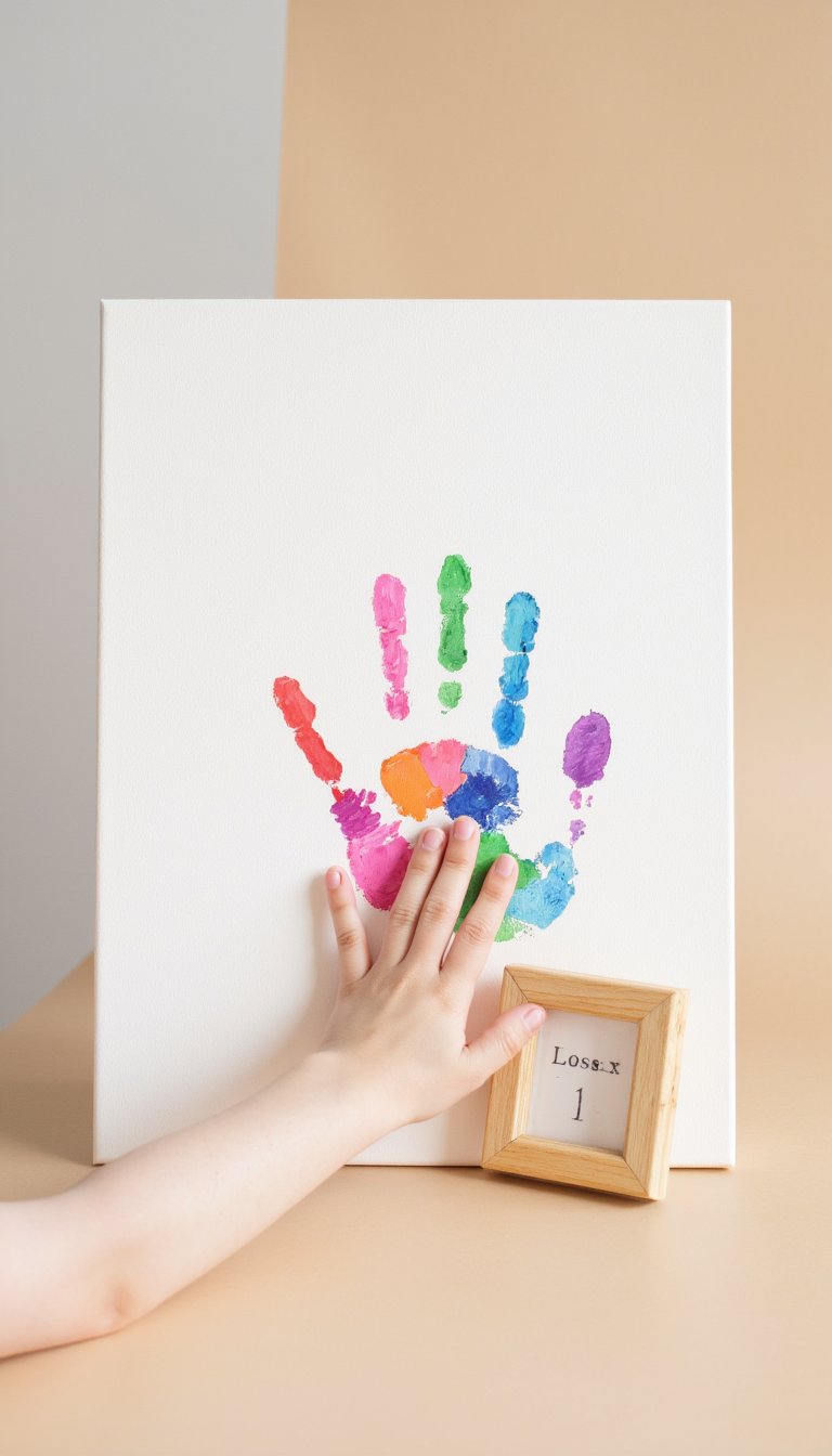 4. Framed Handprint or Fingerprint Art