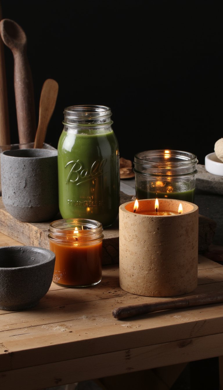 20. Hand-Poured Scented Candles