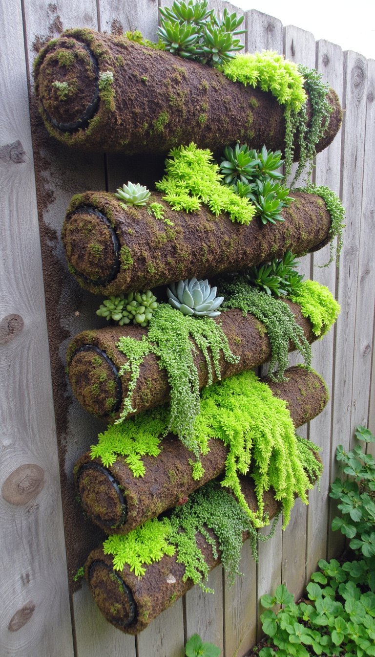 2. A Vertical Garden for Small Spaces