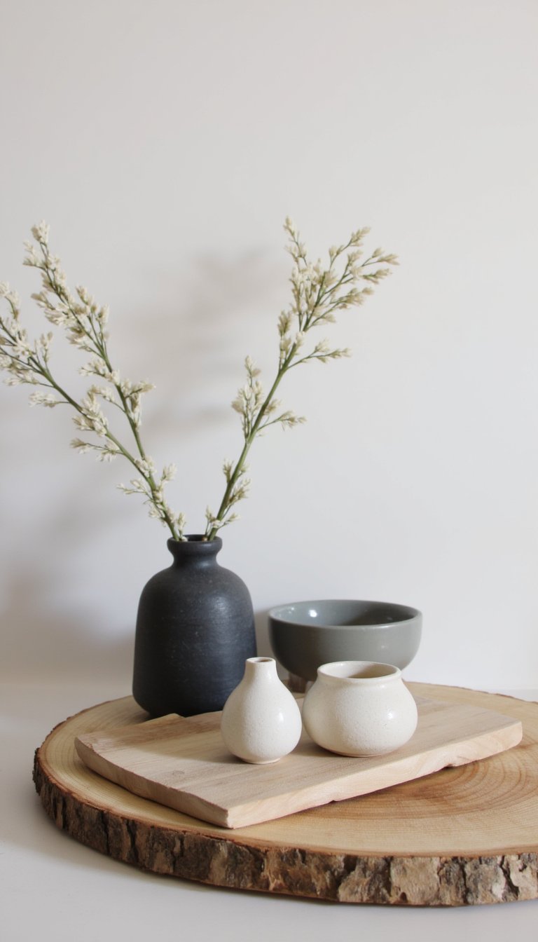 4. Embrace Stoneware and Ceramic Accents