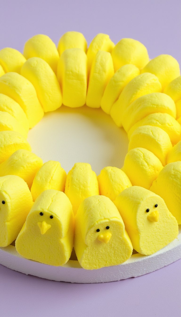 5. Peeps Wreath (Yes, Really!)