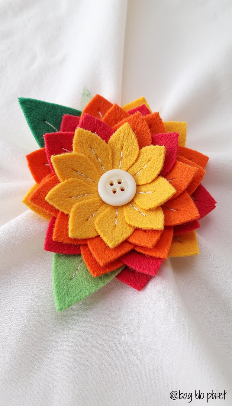 4. Felt Flower Fun