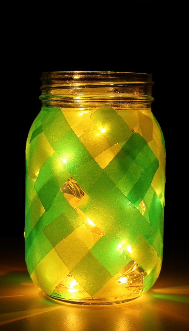 9. Mason Jar Fairy Lights