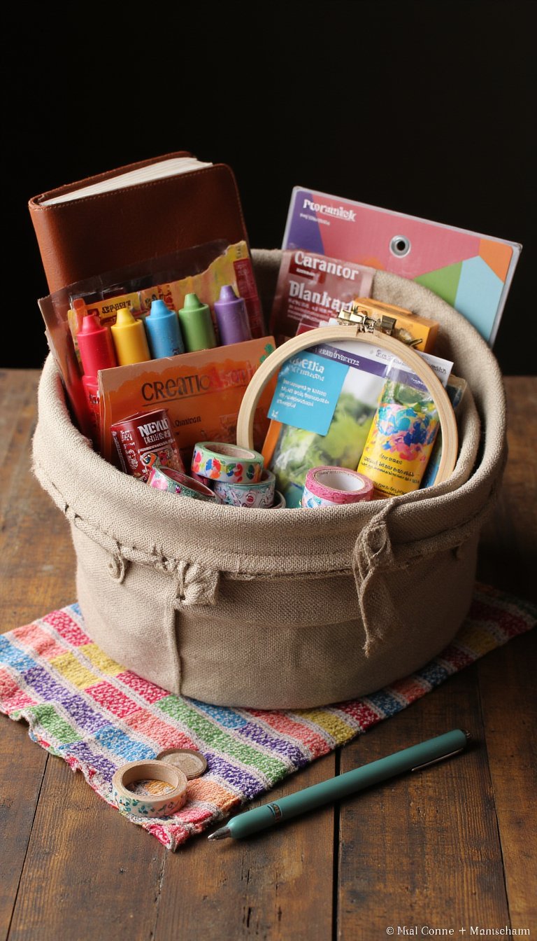 9. The "Creative Soul" Arts & Crafts Basket