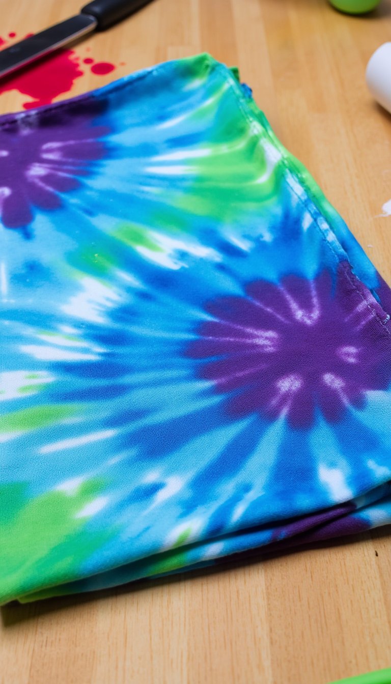 10. DIY Tie-Dye Burp Cloths