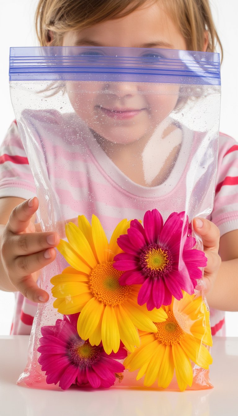 17. Flower Petal Sensory Bag