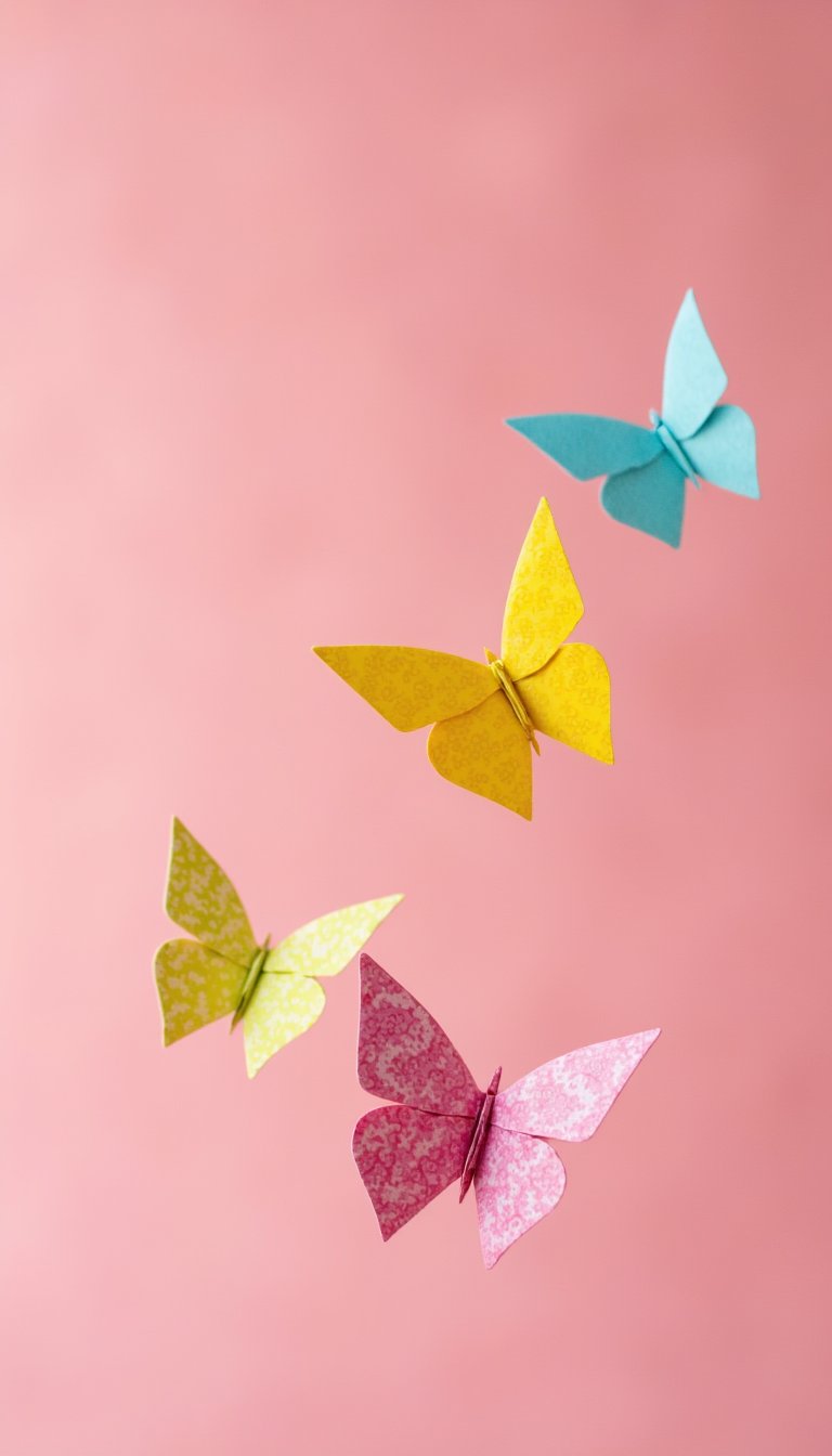 12. Origami Paper Flutterers
