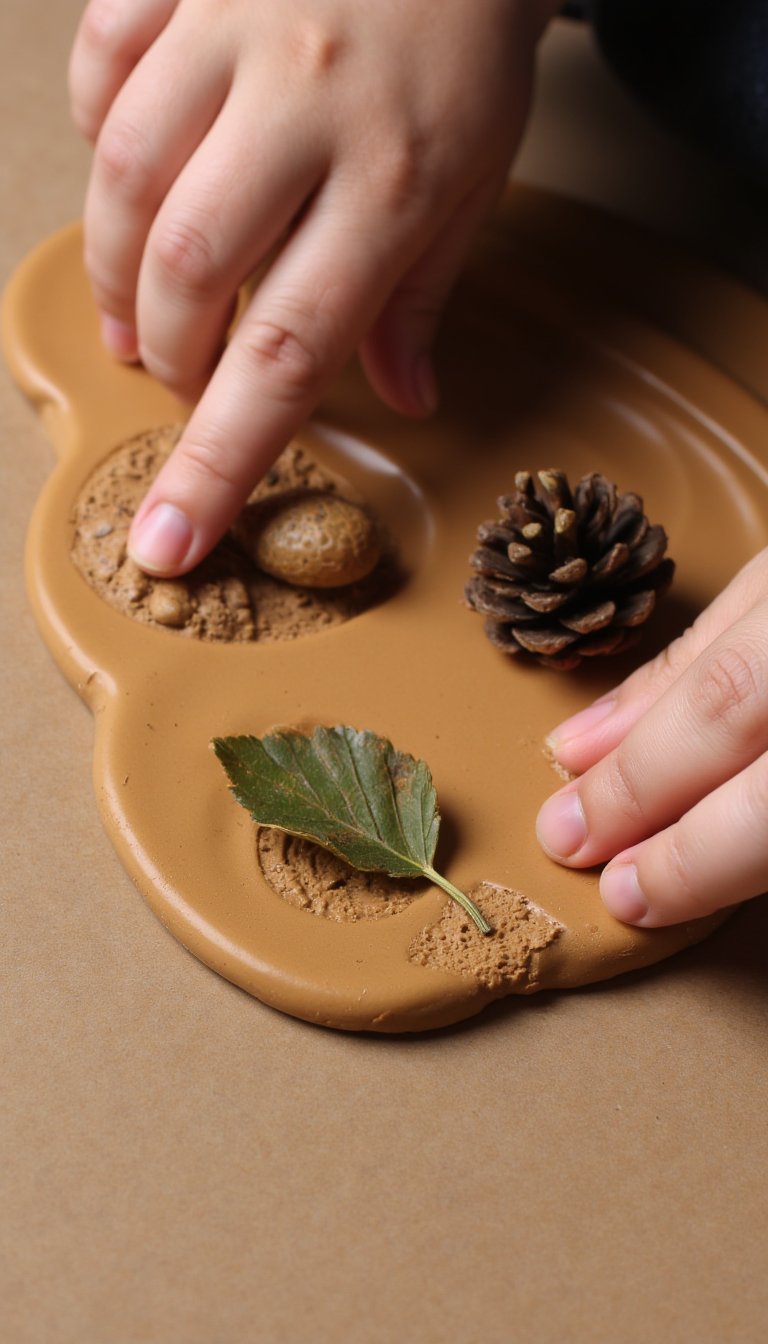 12. Clay Impressions with Forest Finds