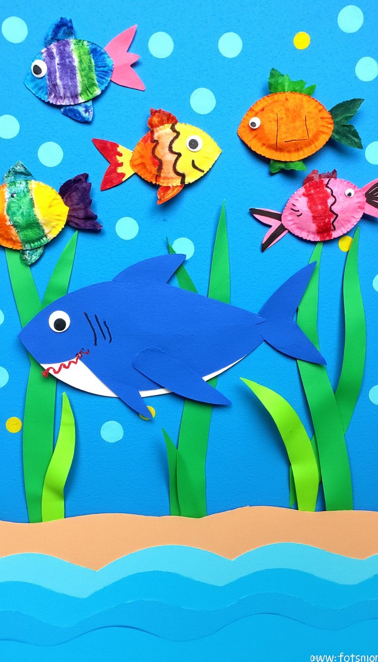 14. Movable Paper Shark