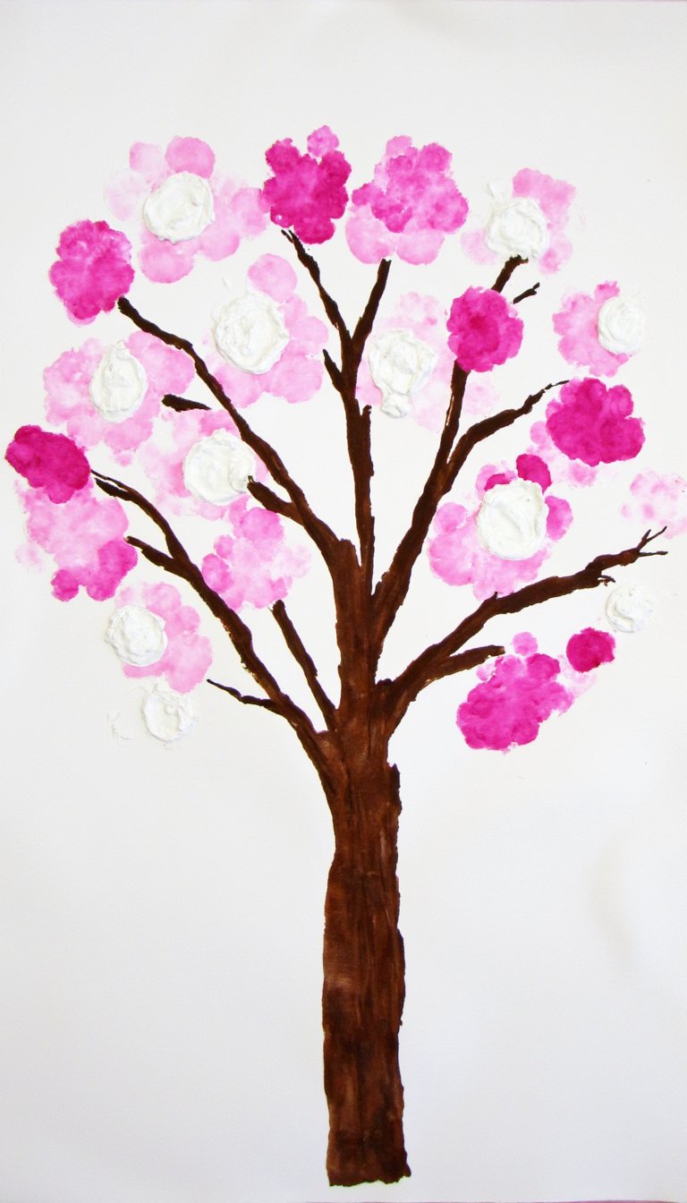 17. Thumbprint Blossom Tree