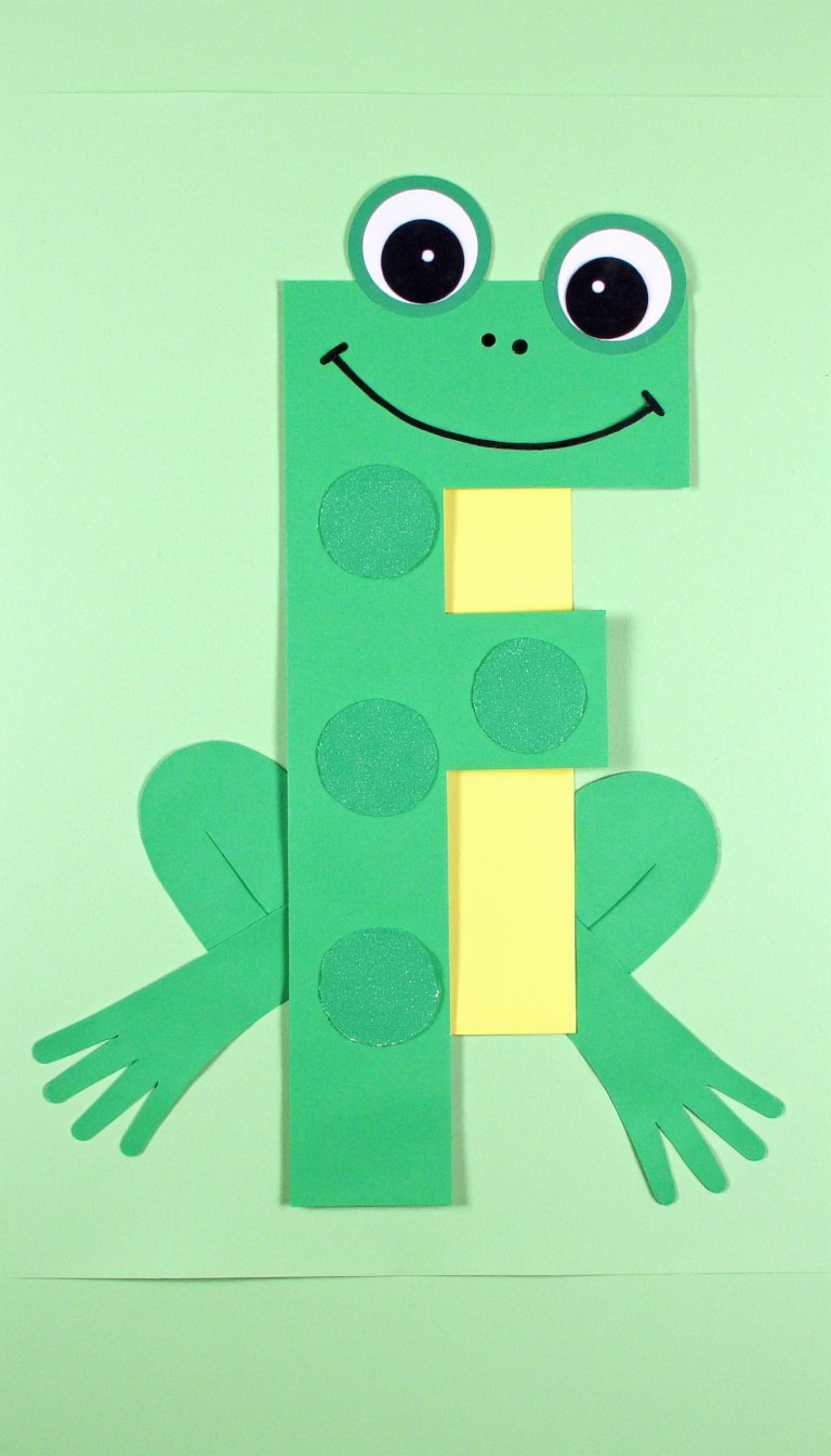 11. F for Frog Letter Craft