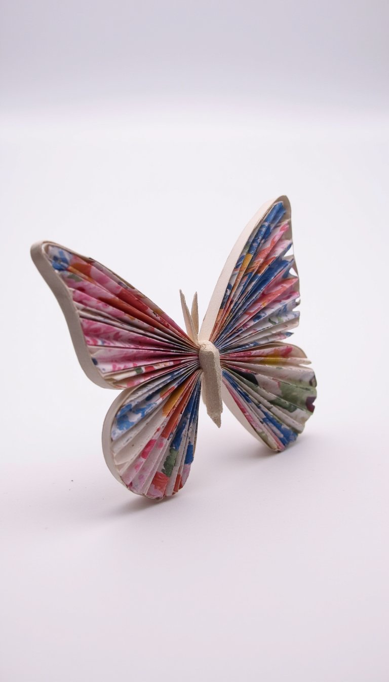 1. The Classic Paper Accordion Butterfly