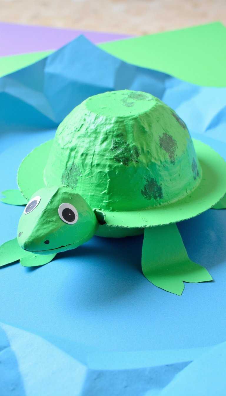 7. Fork-Painted Peacock