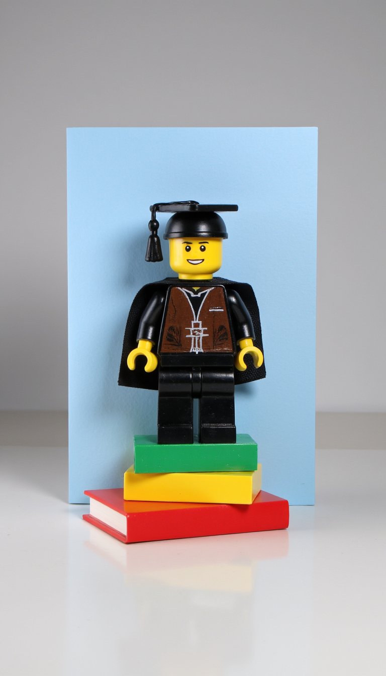 28. Lego Minifig Graduate