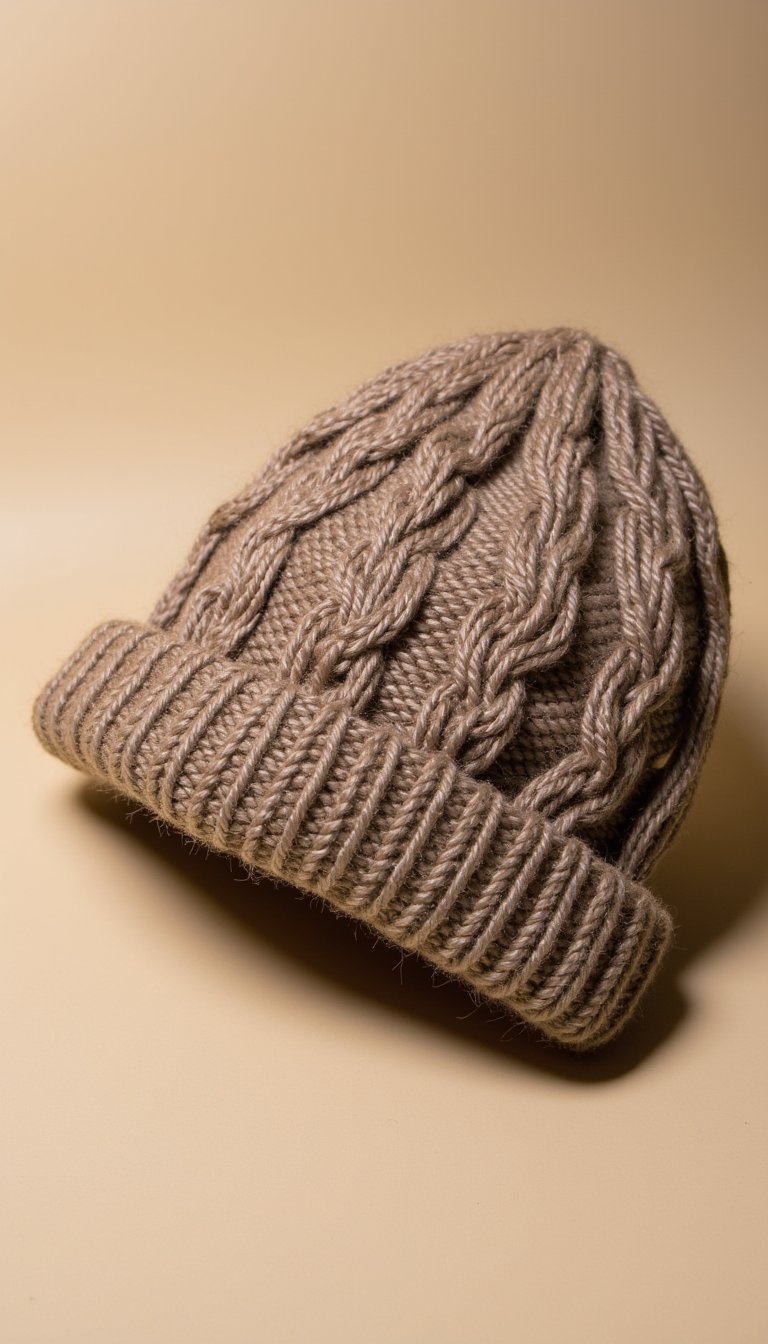 9. The Cabled Beanie