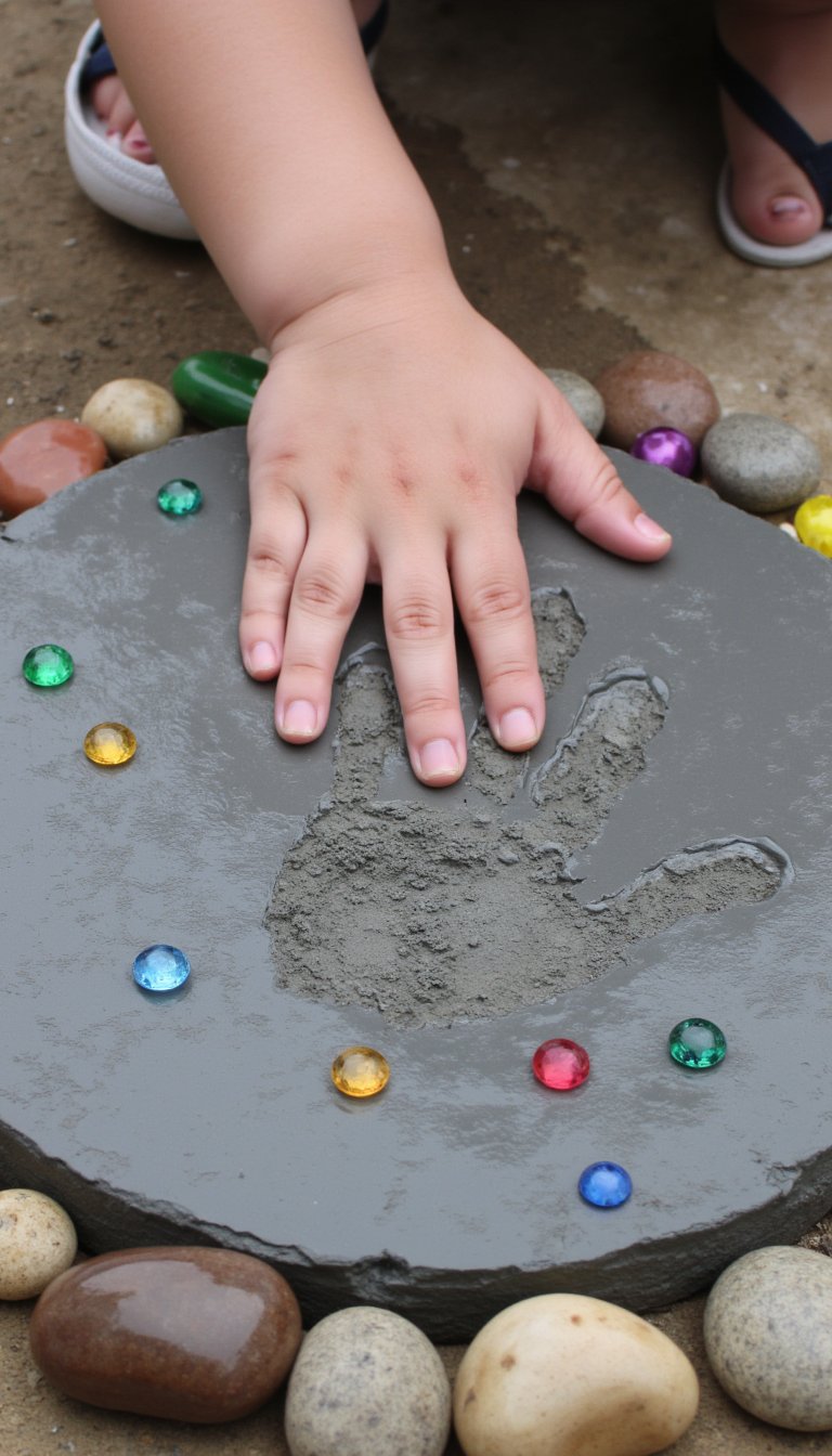 3. Handprint Stepping Stone for the Garden