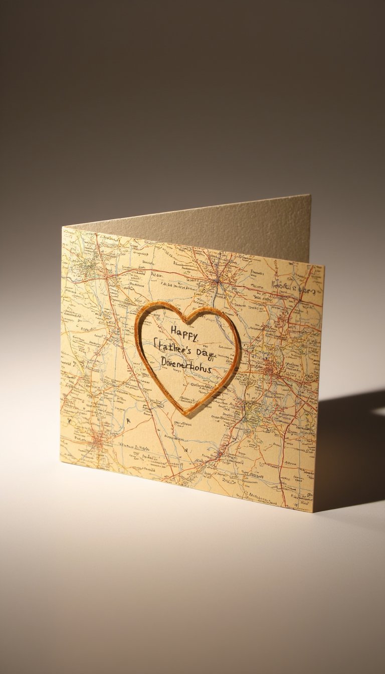 11. Map to My Heart Card