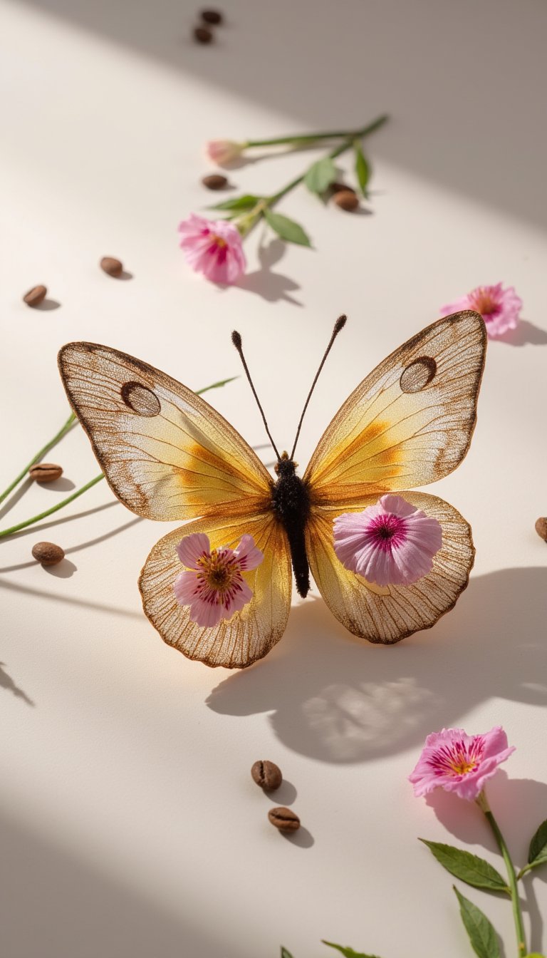 7. Pressed-Flower Butterfly Hybrids