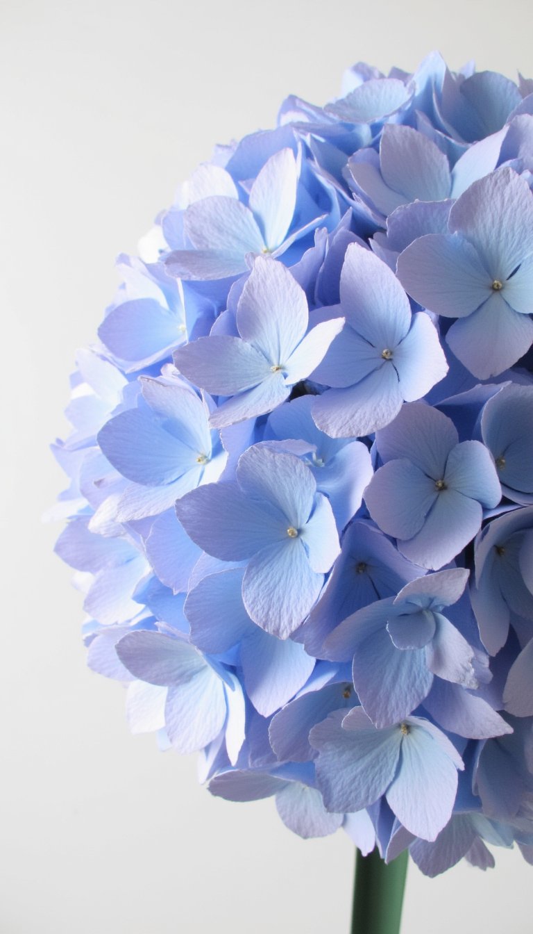 24. Realistic Crepe Paper Hydrangea Pom