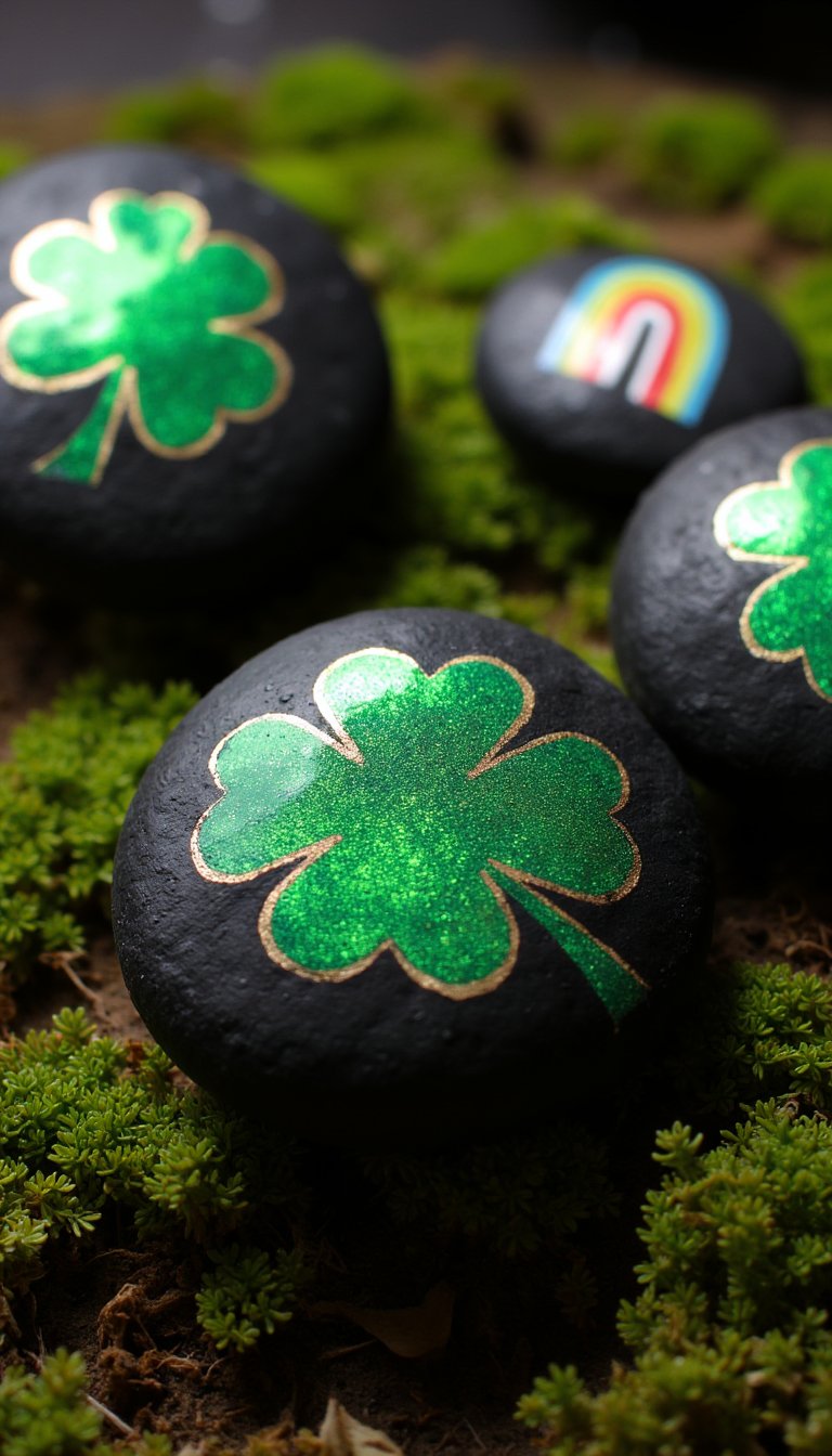 15. Rock Painting: Lucky Stones