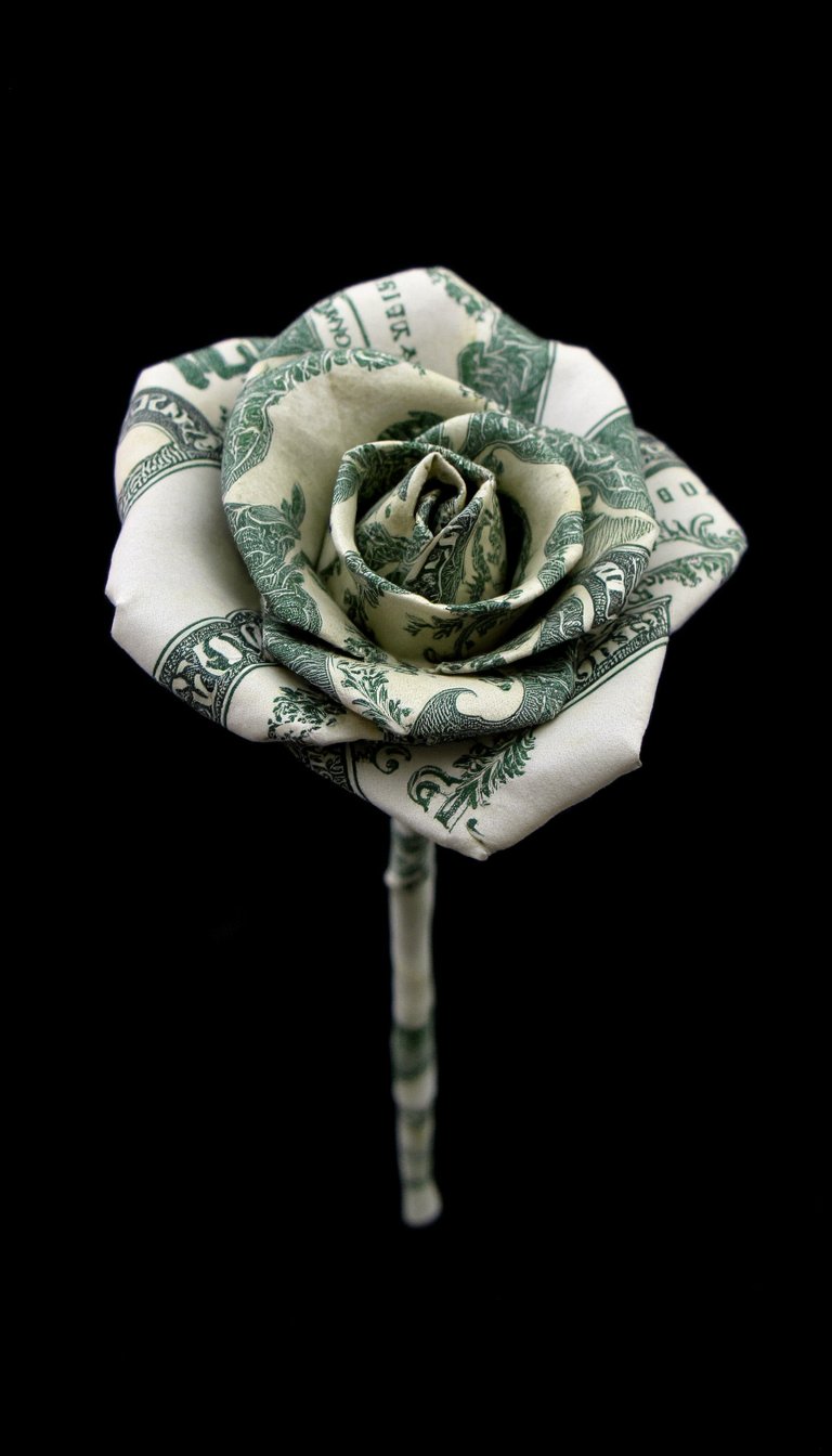 1. The Classic Origami Rose