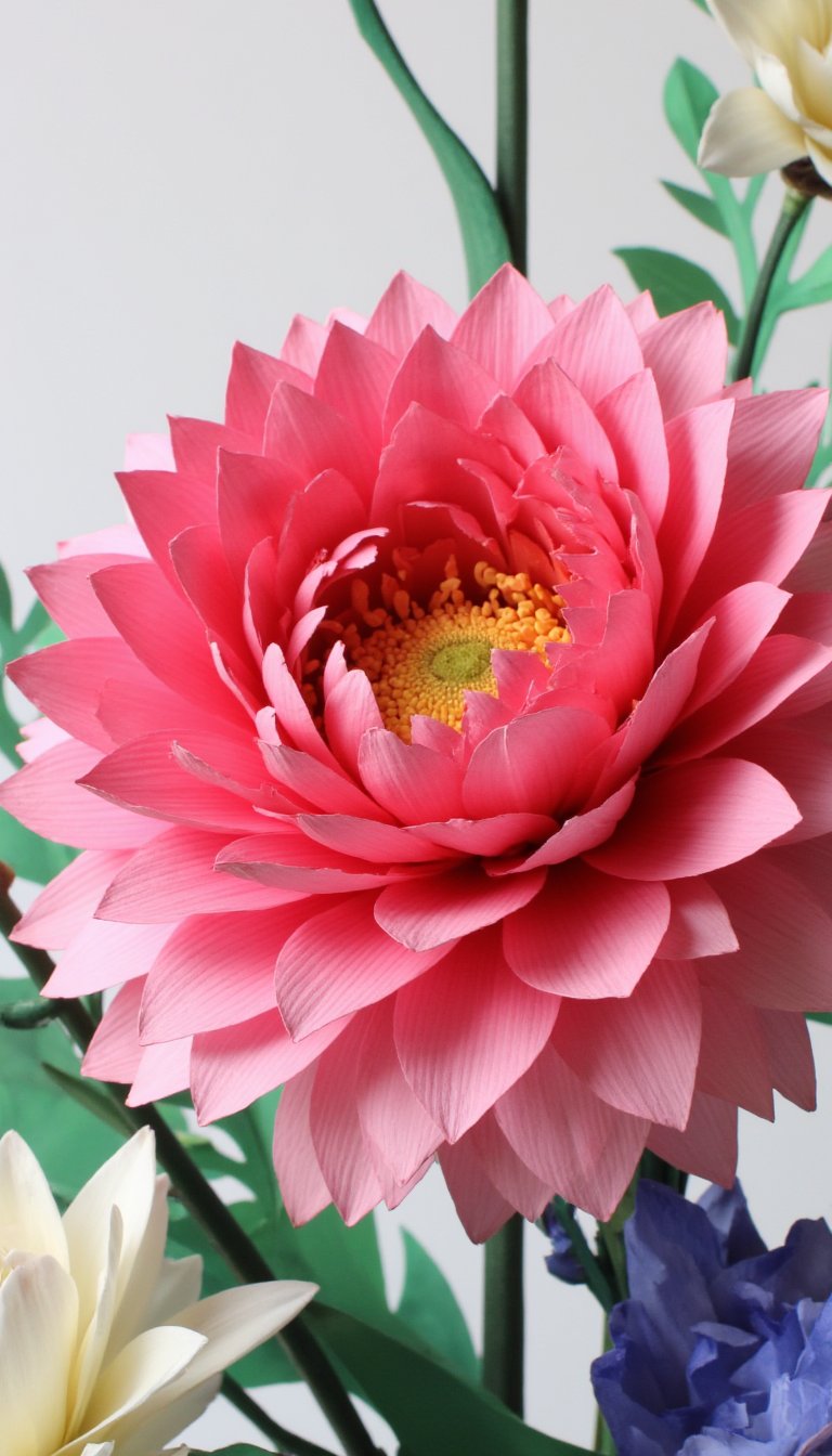 9. 3D Layered Dahlia