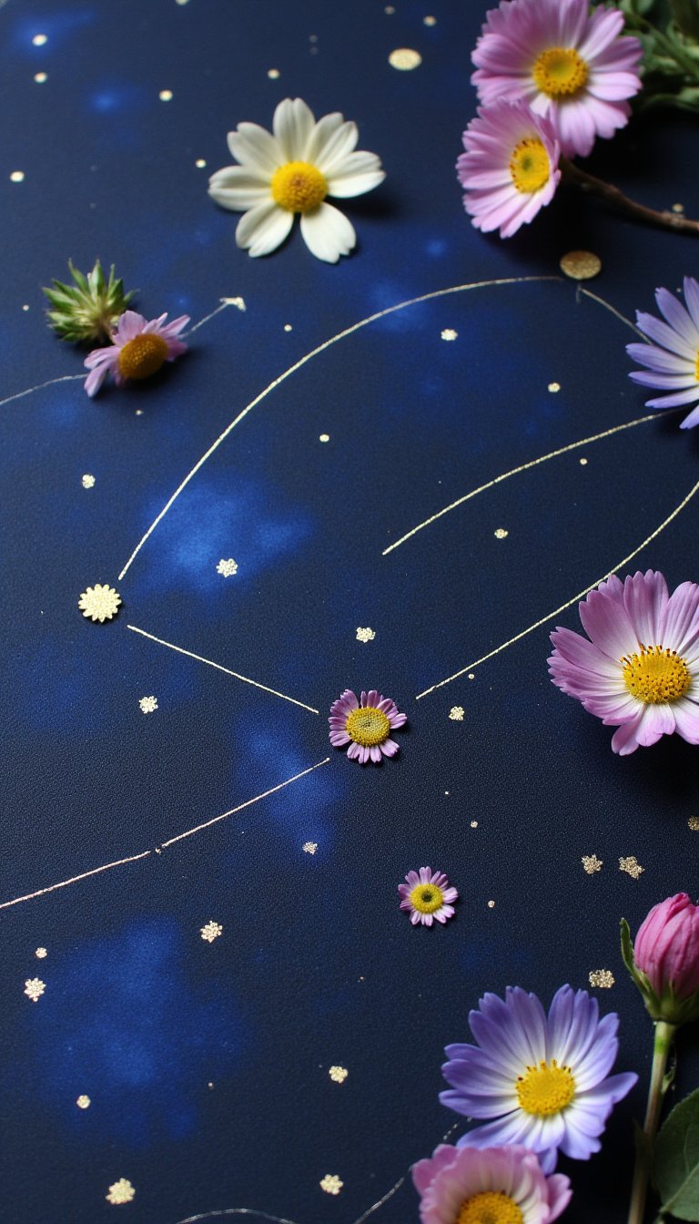 6. A Floral Constellation Map
