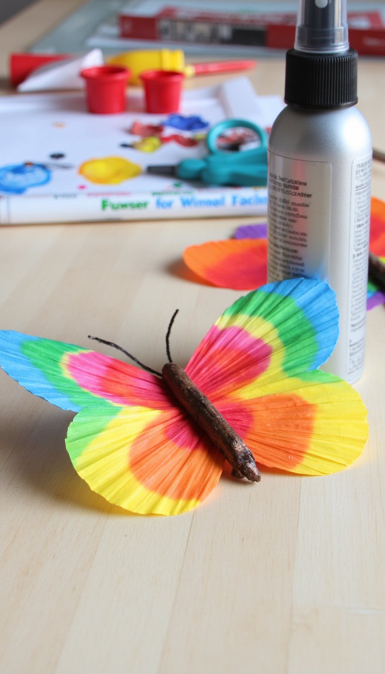 2. Coffee Filter Butterflies