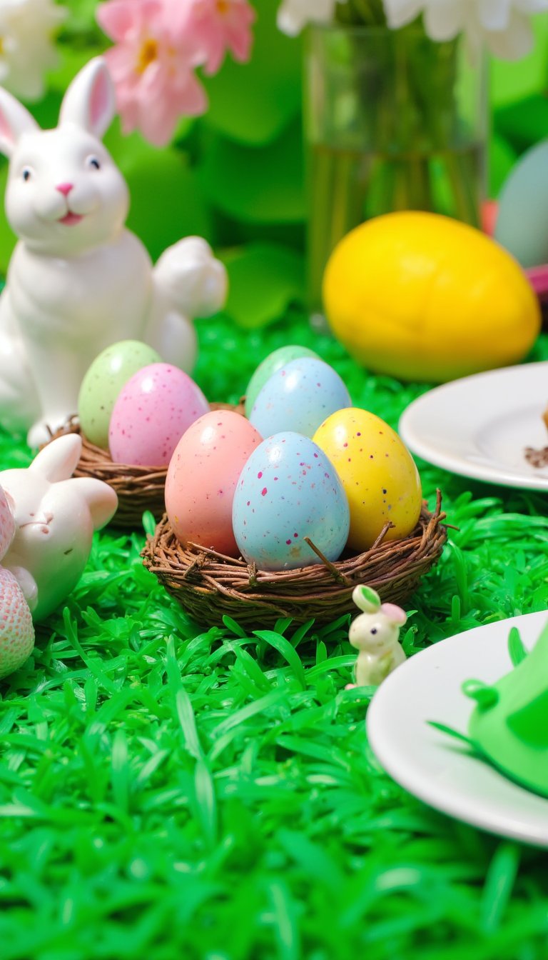 7. A "Grassy" Tablecloth