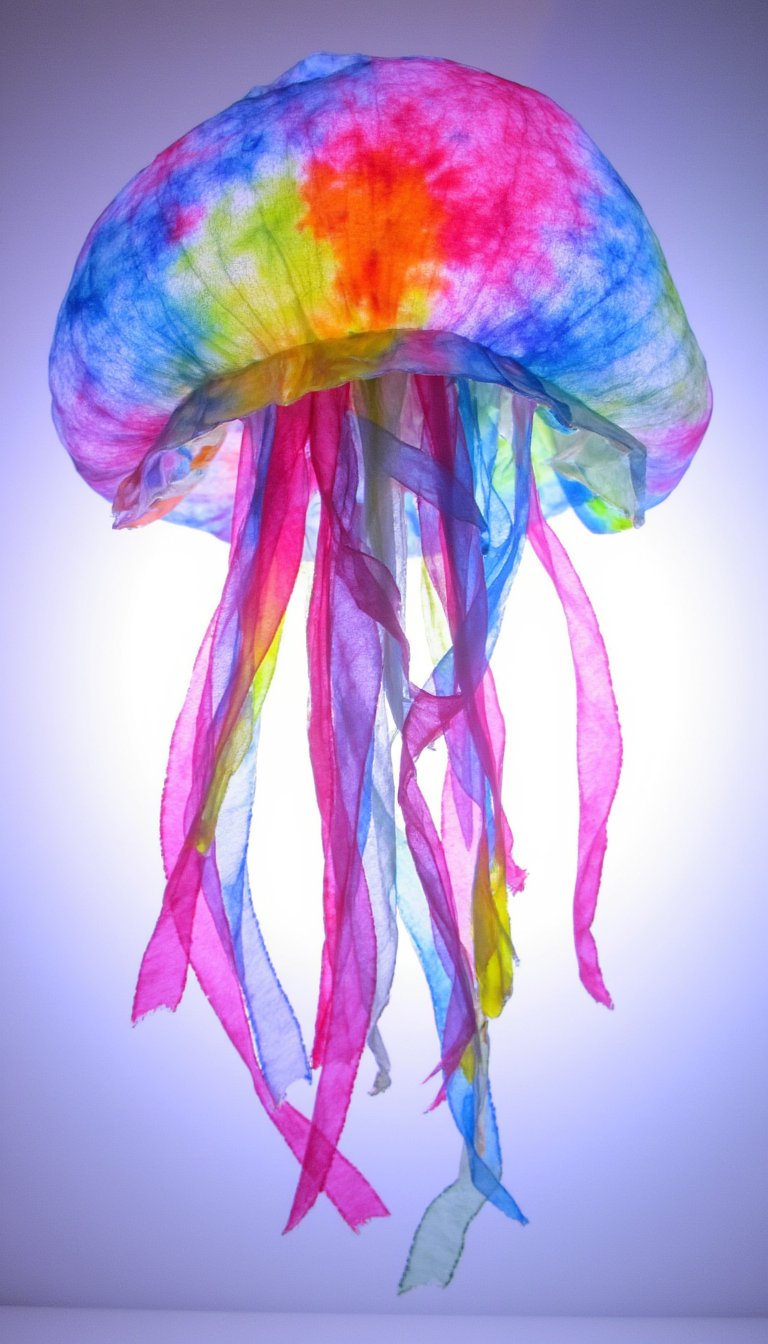 3. Coffee Filter Jellyfish