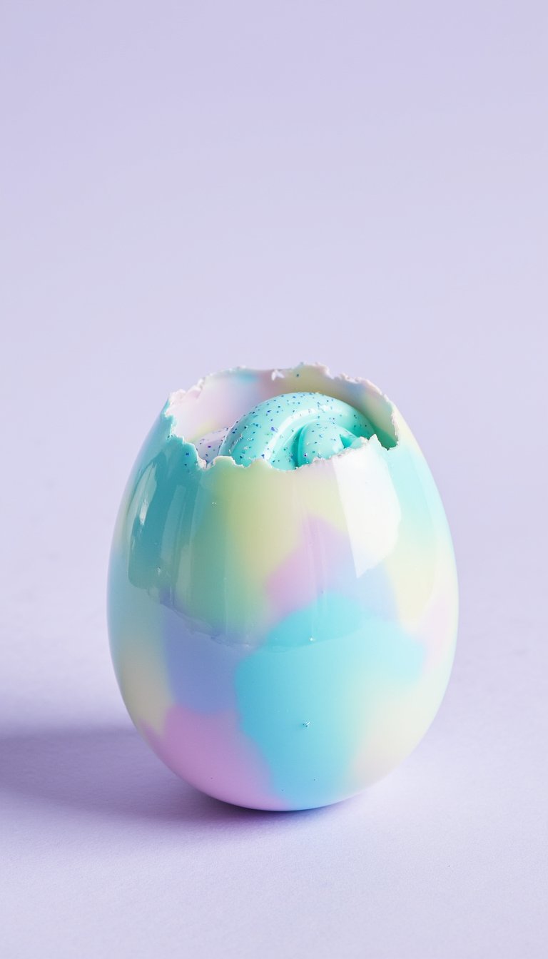 16. Easter Slime in a Plastic Egg
