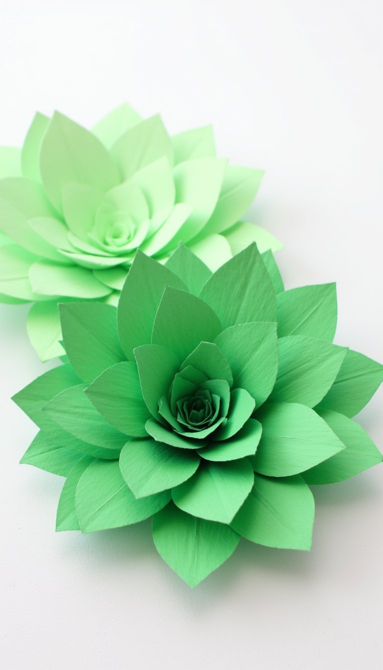 13. Realistic Succulents from Cardstock