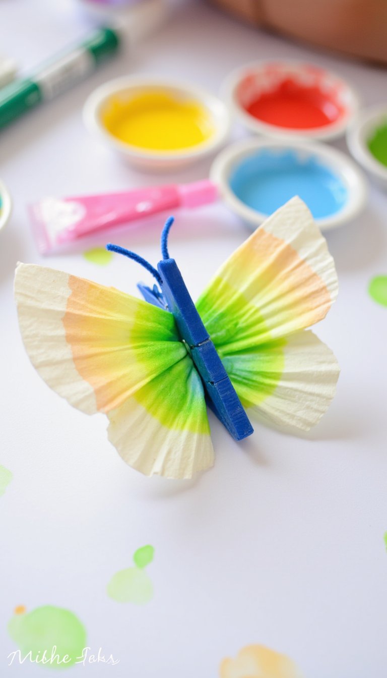 3. Coffee Filter Butterflies