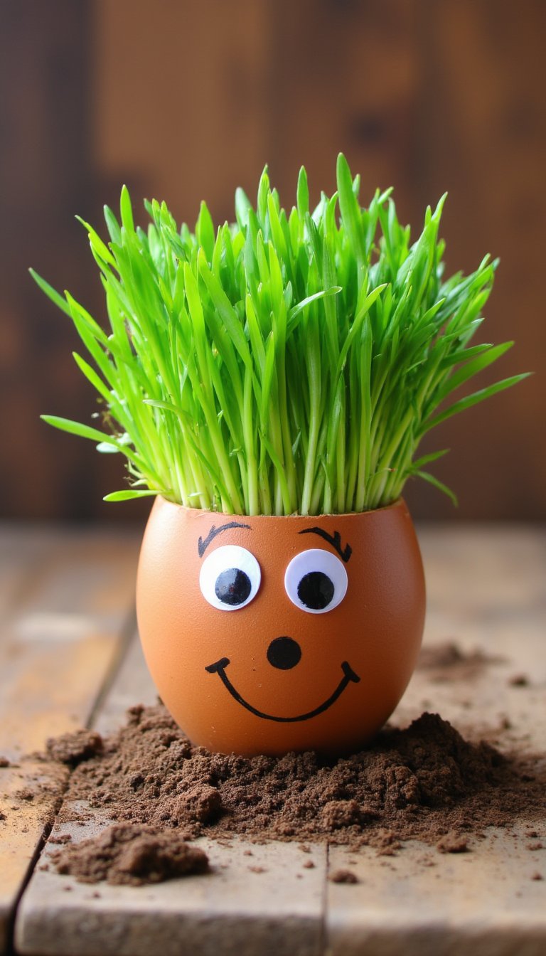 27. Grow a Grass Egg Head
