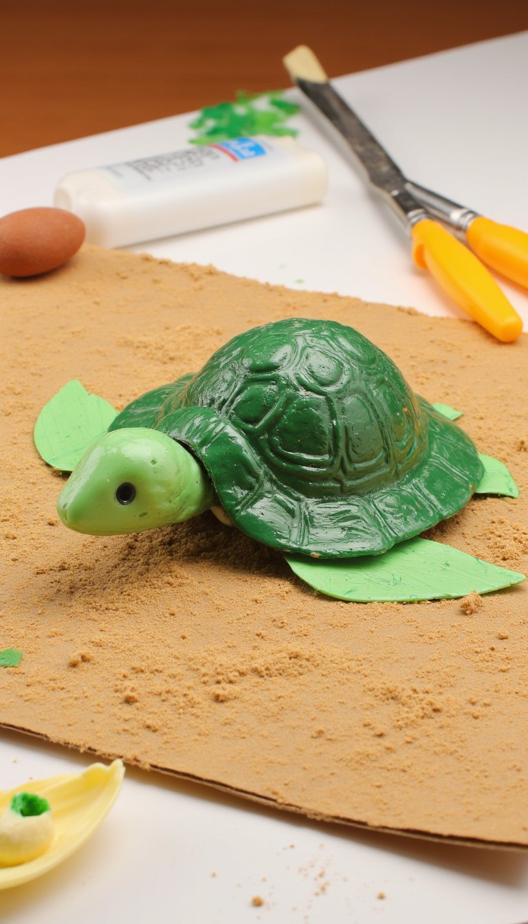 4. Pasta Shell Sea Turtle