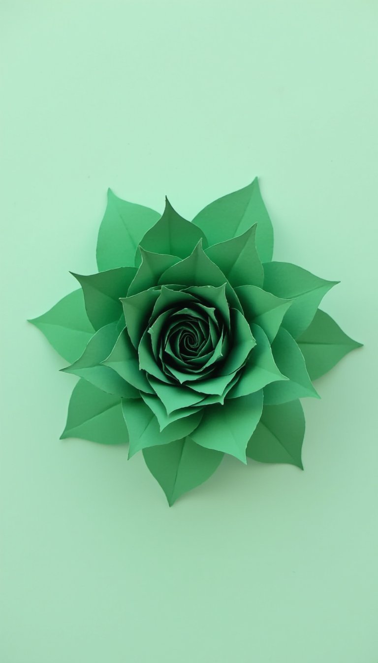 12. Cardstock Succulent Rosettes