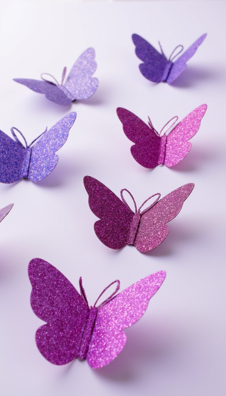 4. Glitter Cardboard Cut-Outs