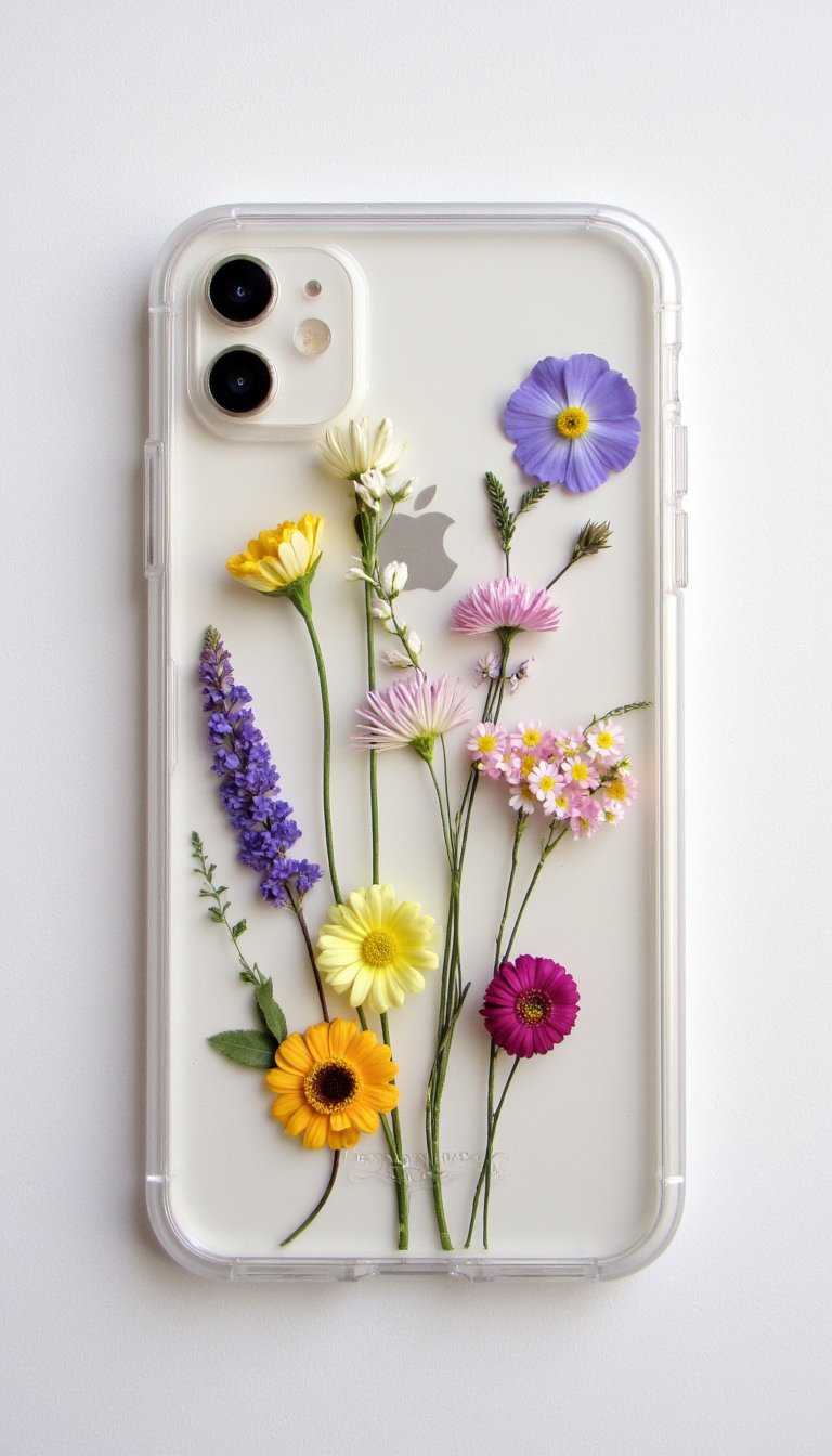 7. Pressed Flower Phone Case