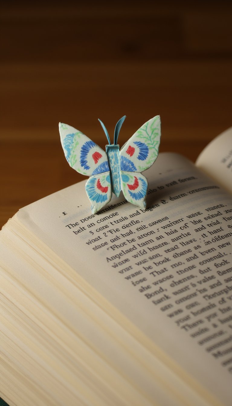 19. Butterfly Bookmark Corner