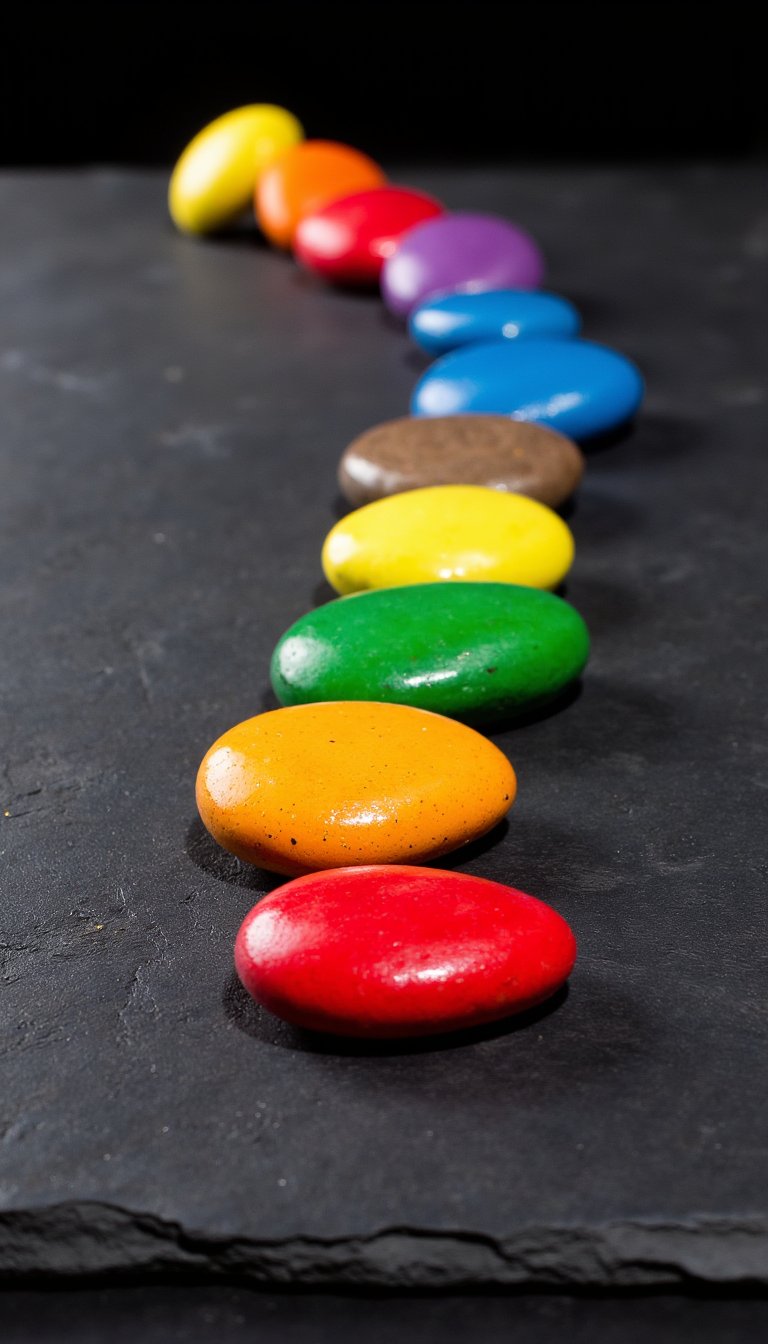 18. Rainbow Rock Dominoes