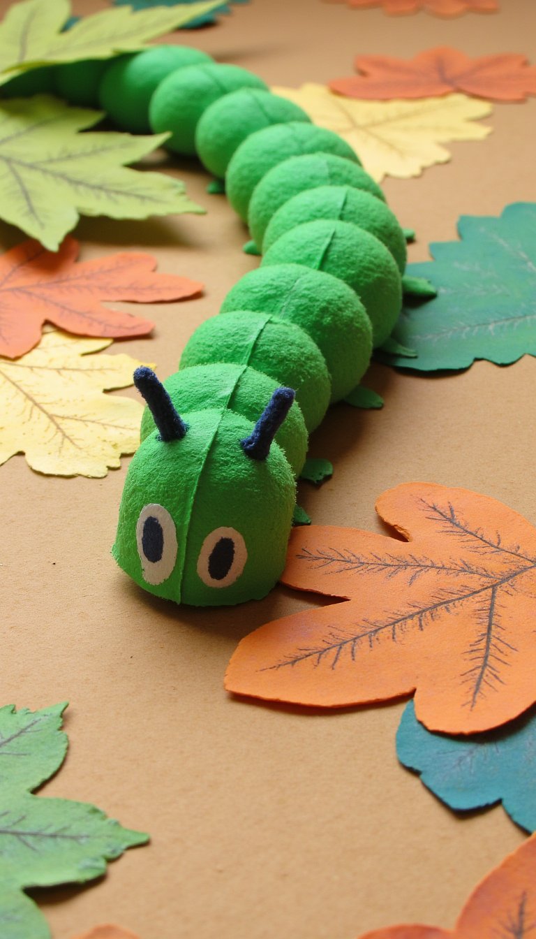 13. Leaf Rubbing Caterpillar Habitat