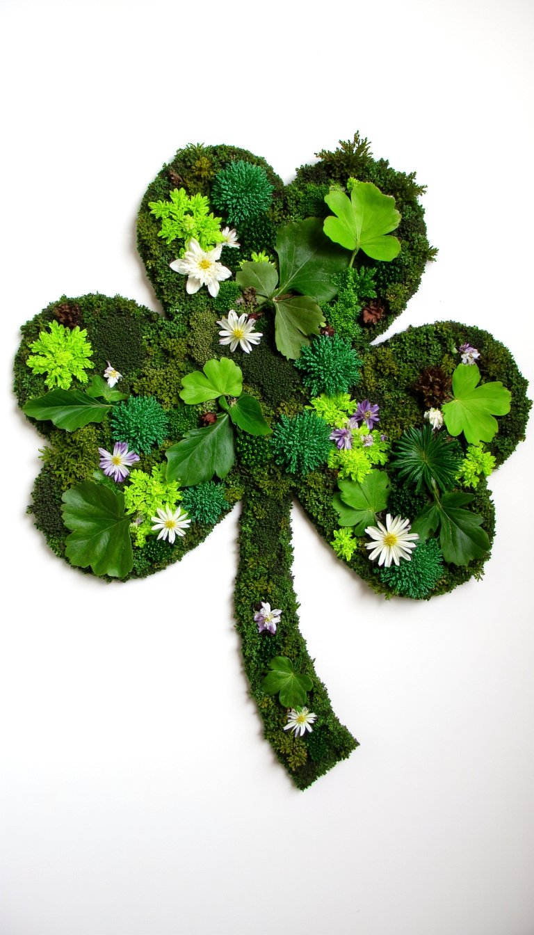 13. Nature Walk Shamrock Collage