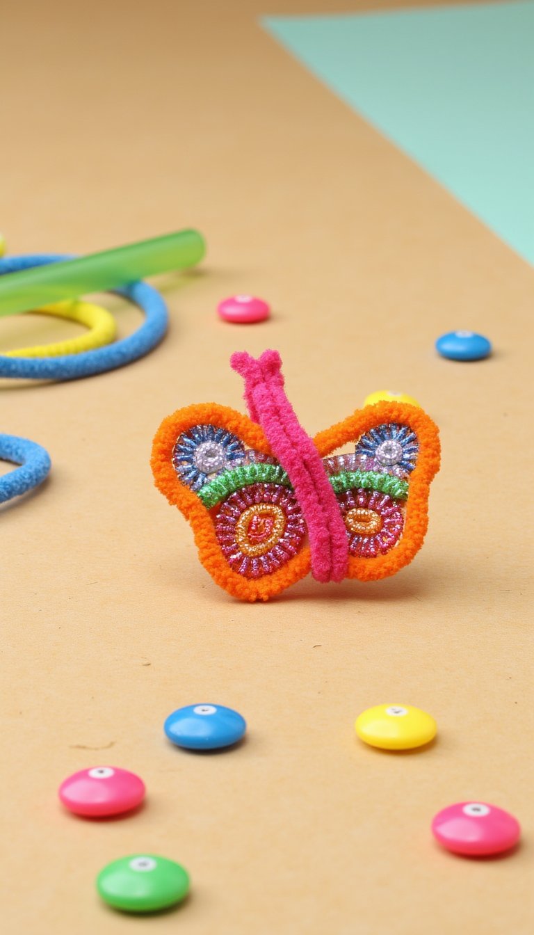 8. Beaded Pipe Cleaner Butterfly
